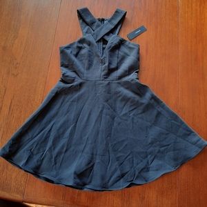 Lulu's NWT mini, skater skirt,straps  S